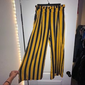 wide leg stripped pant